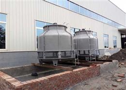 绵阳江油两台60T圆形冷却塔工程案例