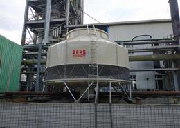 眉山GL-300T冷却塔安装现场，安装地四川惠盛新能源有限公司