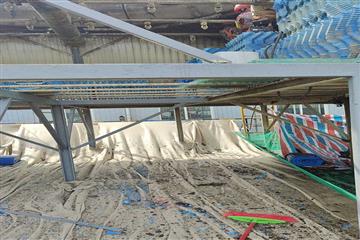 四川成都新津冷却塔维修钢构加固