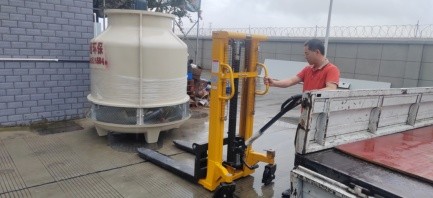 自贡冷却塔30T整塔发货订购单位自贡市弘顺电力附件有限公司